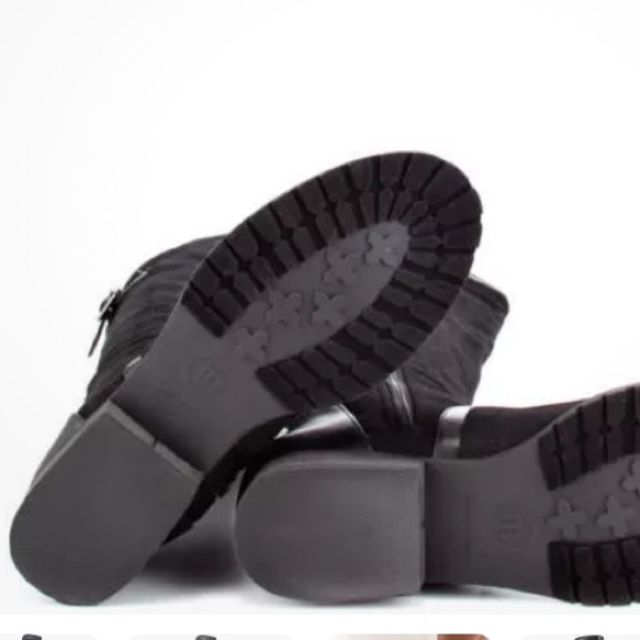 NIB Black Bardot Glitter  Boots by Michael Antonio Sze 5.5 - Picture 5 of 5